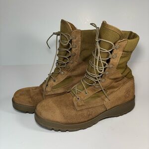 Belleville Boots Military Men 9.5 R Suede 275 99 02–D–0318 Gore Tex No Insole